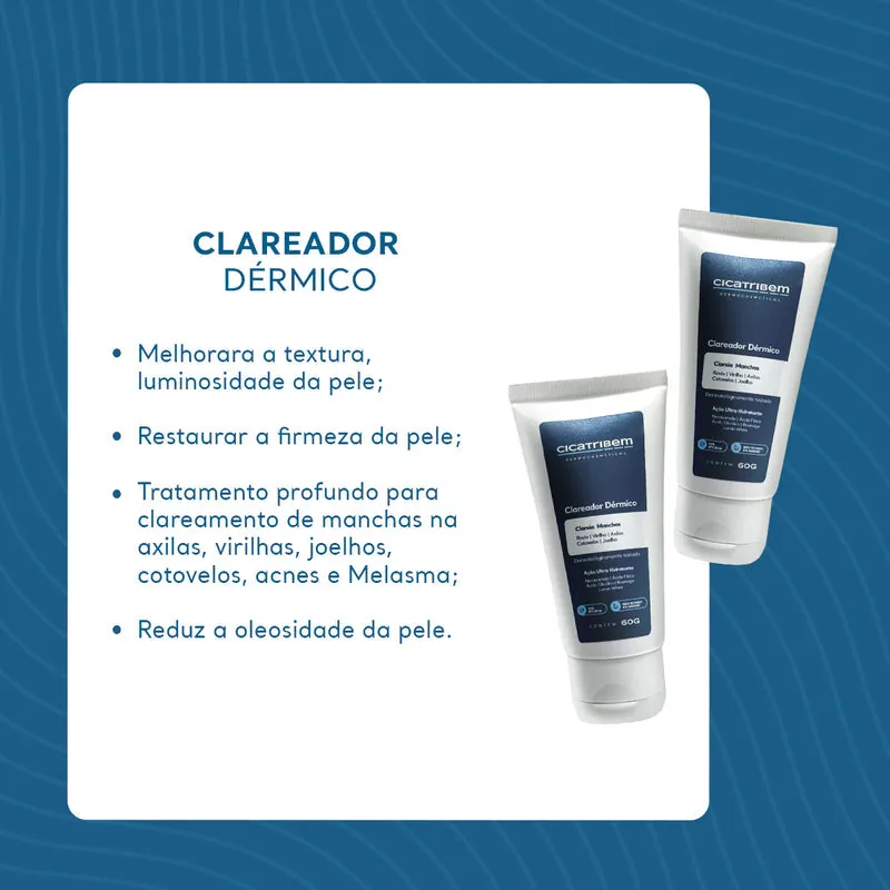Cicatribem Clareador Dérmico 60g — Auxiliar para Manchas Localizadas