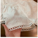 Conjunto Alice Lenogue: Short e Blusa Infantil Feminina Algodão Leve Confortável