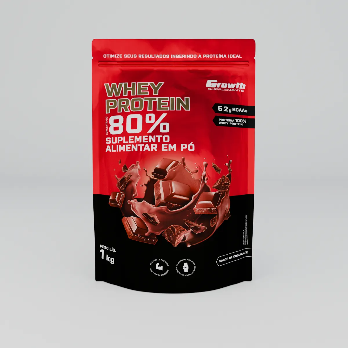 Whey Protein Concentrado 80% Growth 1kg